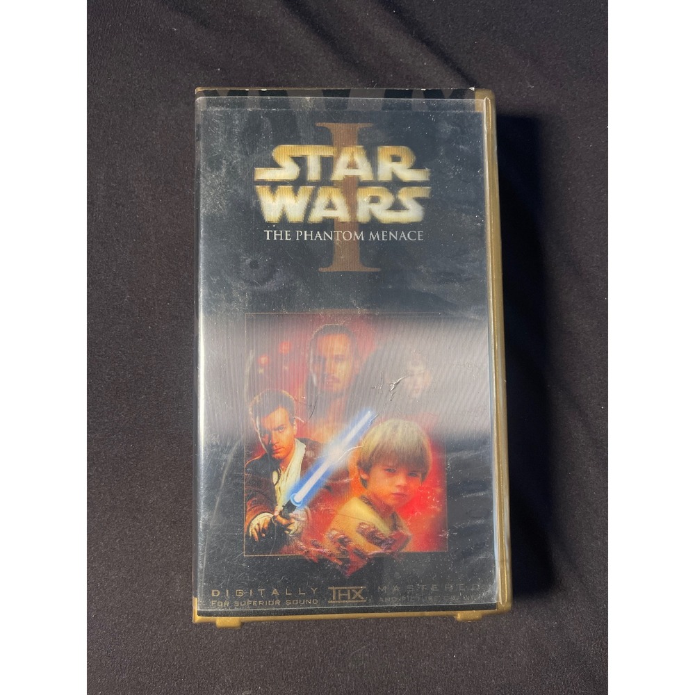 Star Wars The Phantom Menace VHS Tape Original Movie Film‎